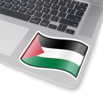 Nuvola Palestinian flag (Palestine) STICKER Vinyl Kiss-Cut Decal - The Sticker Space