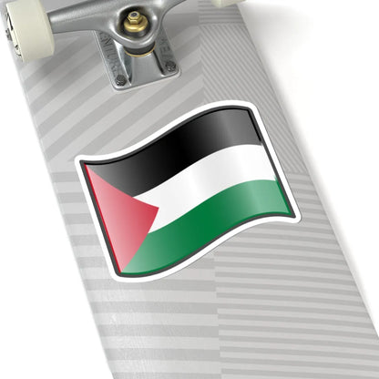 Nuvola Palestinian flag (Palestine) STICKER Vinyl Kiss-Cut Decal - The Sticker Space