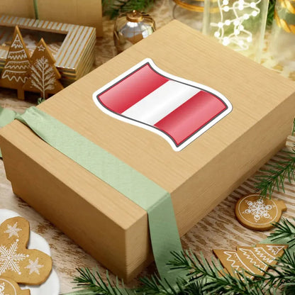 Nuvola Peru flag (Peru) STICKER Vinyl Kiss-Cut Decal - The Sticker Space