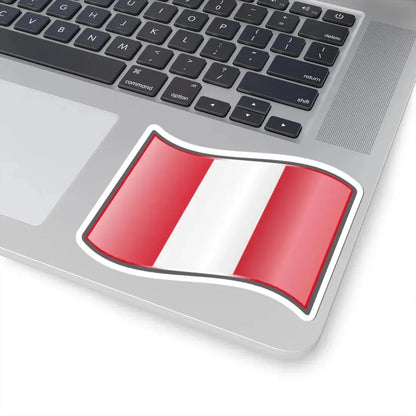 Nuvola Peru flag (Peru) STICKER Vinyl Kiss-Cut Decal - The Sticker Space