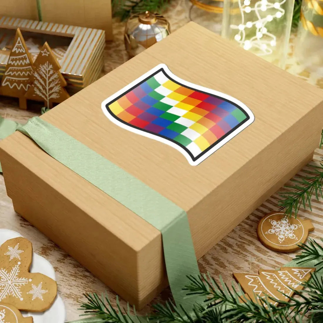 Nuvola Qulla Suyu flag (Argentina) STICKER Vinyl Kiss-Cut Decal - The Sticker Space