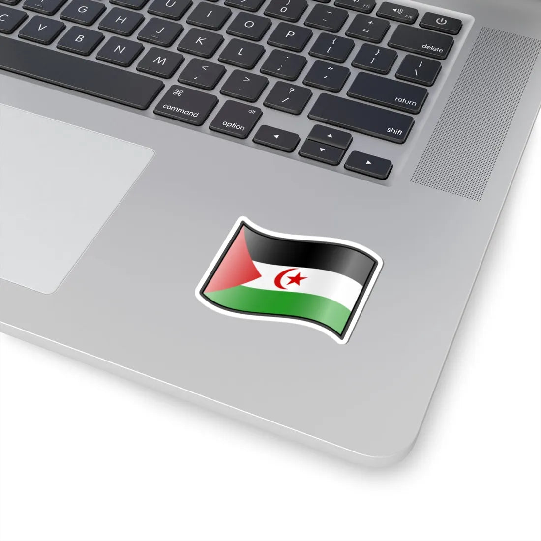 Nuvola Saharawi flag STICKER Vinyl Kiss-Cut Decal - The Sticker Space