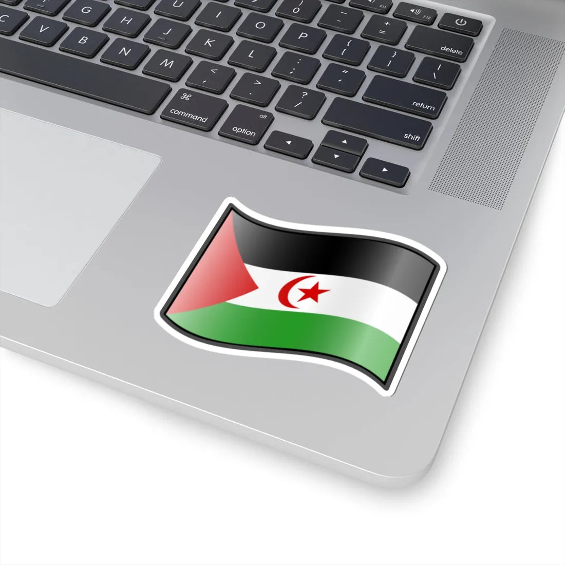 Nuvola Saharawi flag STICKER Vinyl Kiss-Cut Decal - The Sticker Space