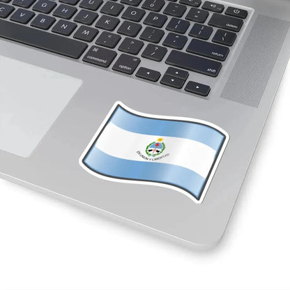 Nuvola San Juan flag (Argentina) STICKER Vinyl Kiss-Cut Decal - The Sticker Space