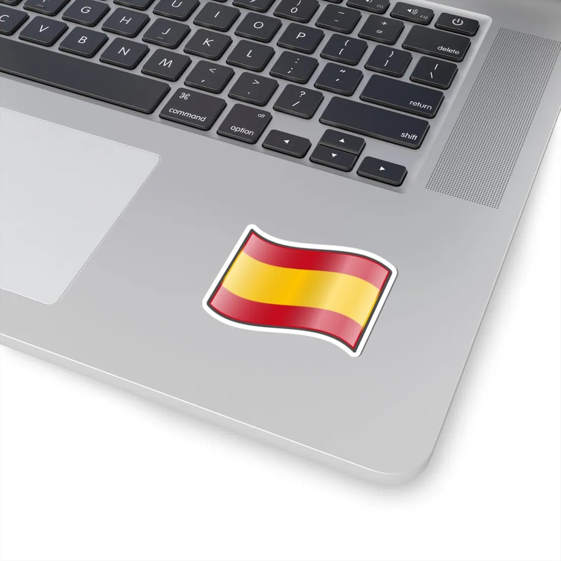 Nuvola Spain flag (Spain) STICKER Vinyl Kiss-Cut Decal - The Sticker Space