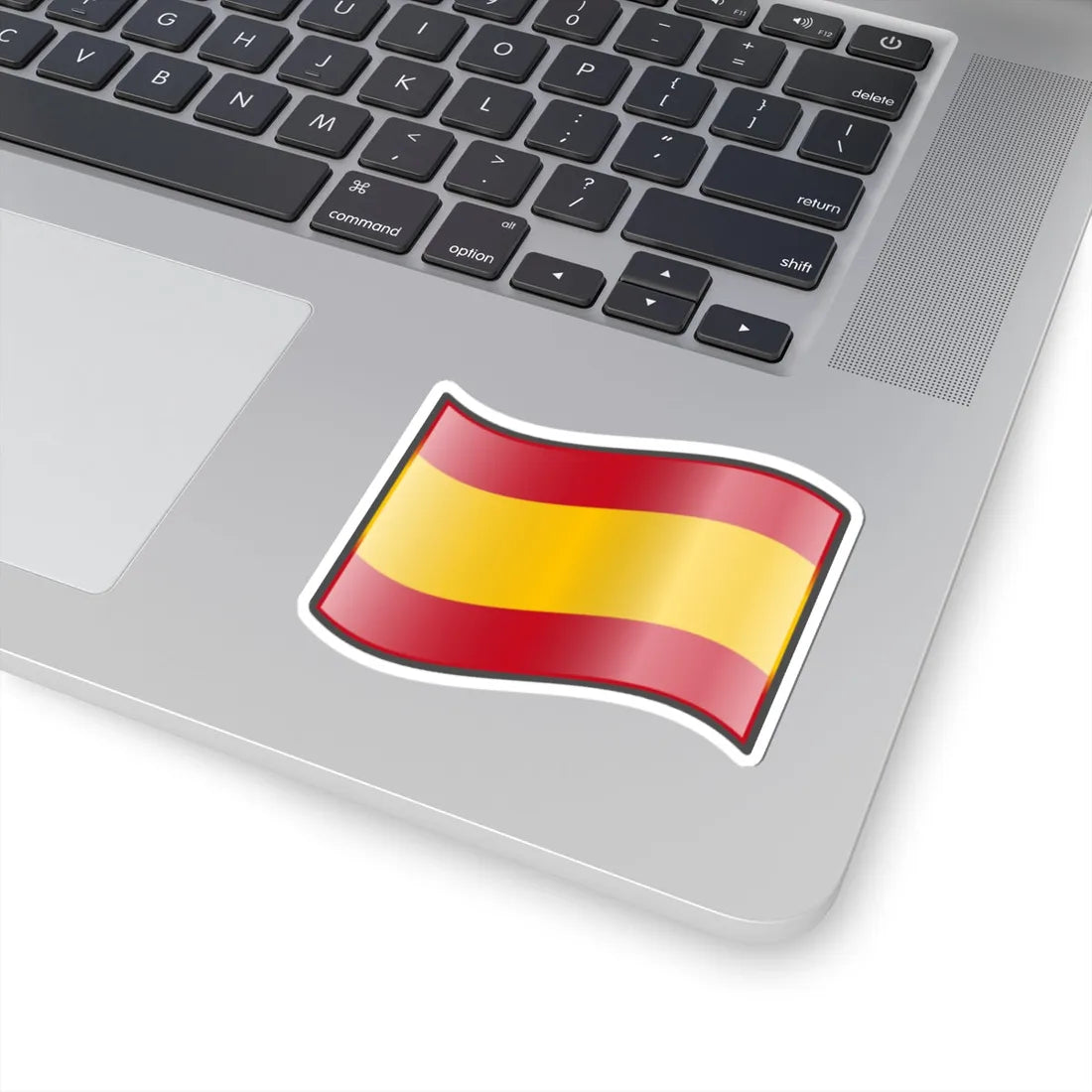 Nuvola Spain flag (Spain) STICKER Vinyl Kiss-Cut Decal - The Sticker Space