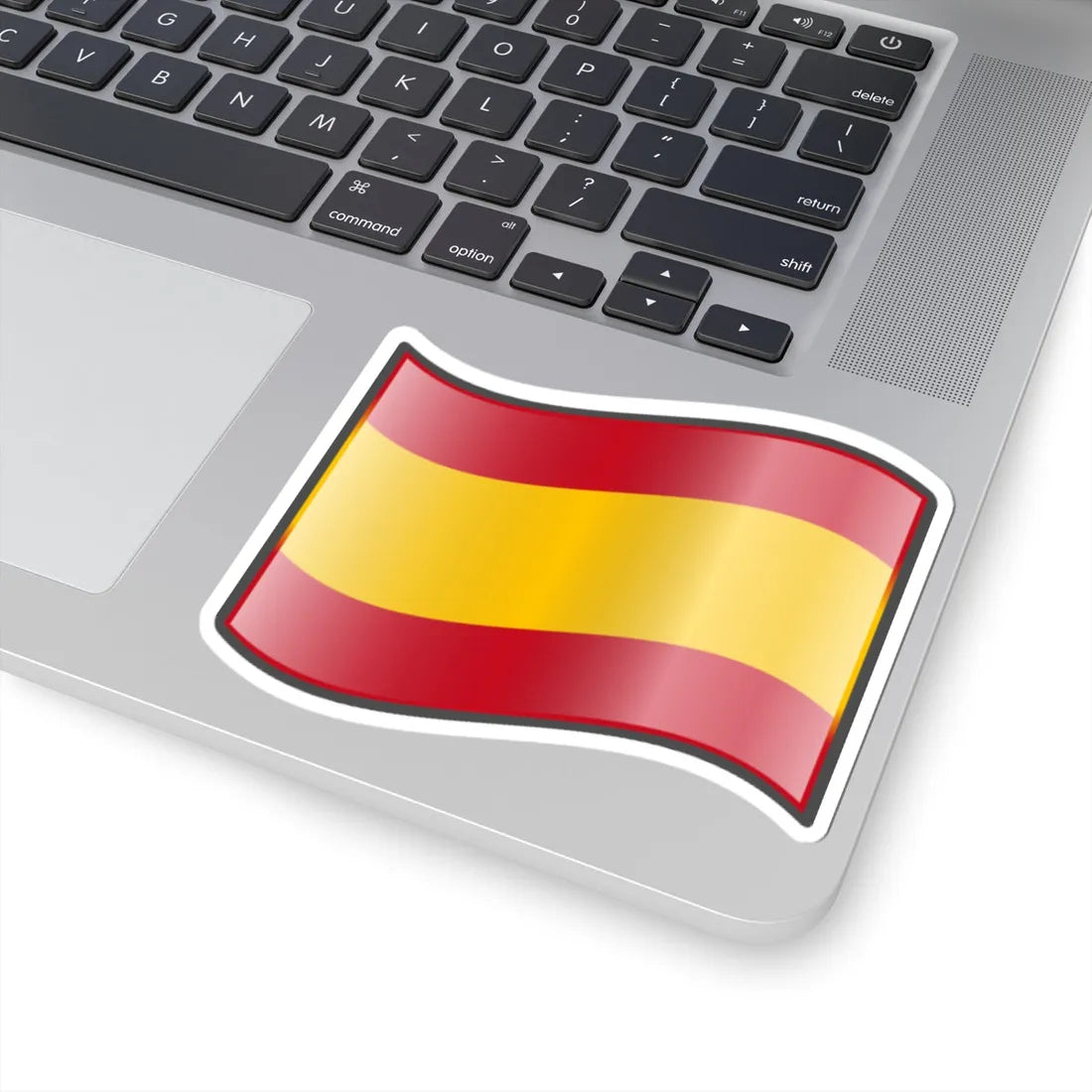 Nuvola Spain flag (Spain) STICKER Vinyl Kiss-Cut Decal - The Sticker Space