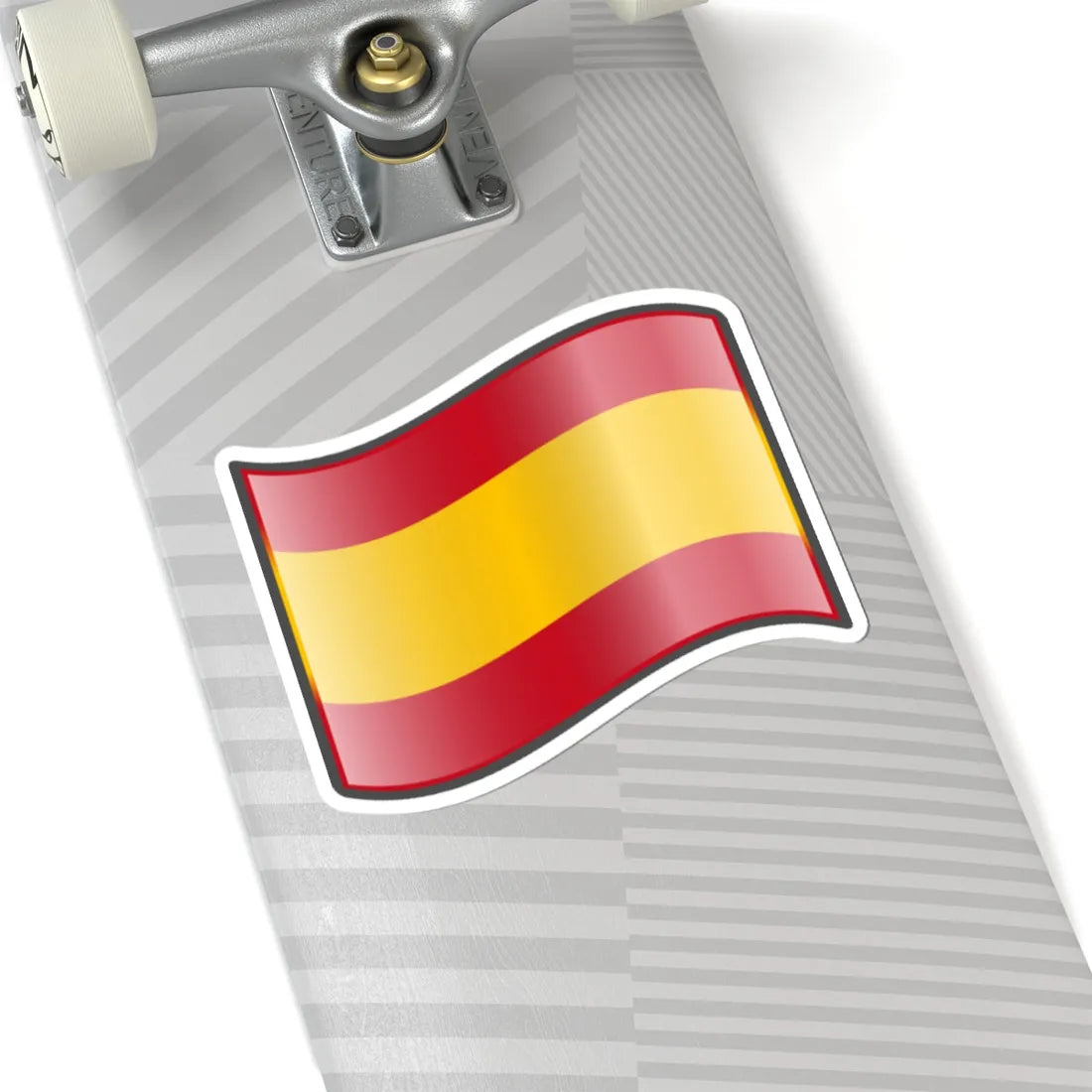 Nuvola Spain flag (Spain) STICKER Vinyl Kiss-Cut Decal - The Sticker Space