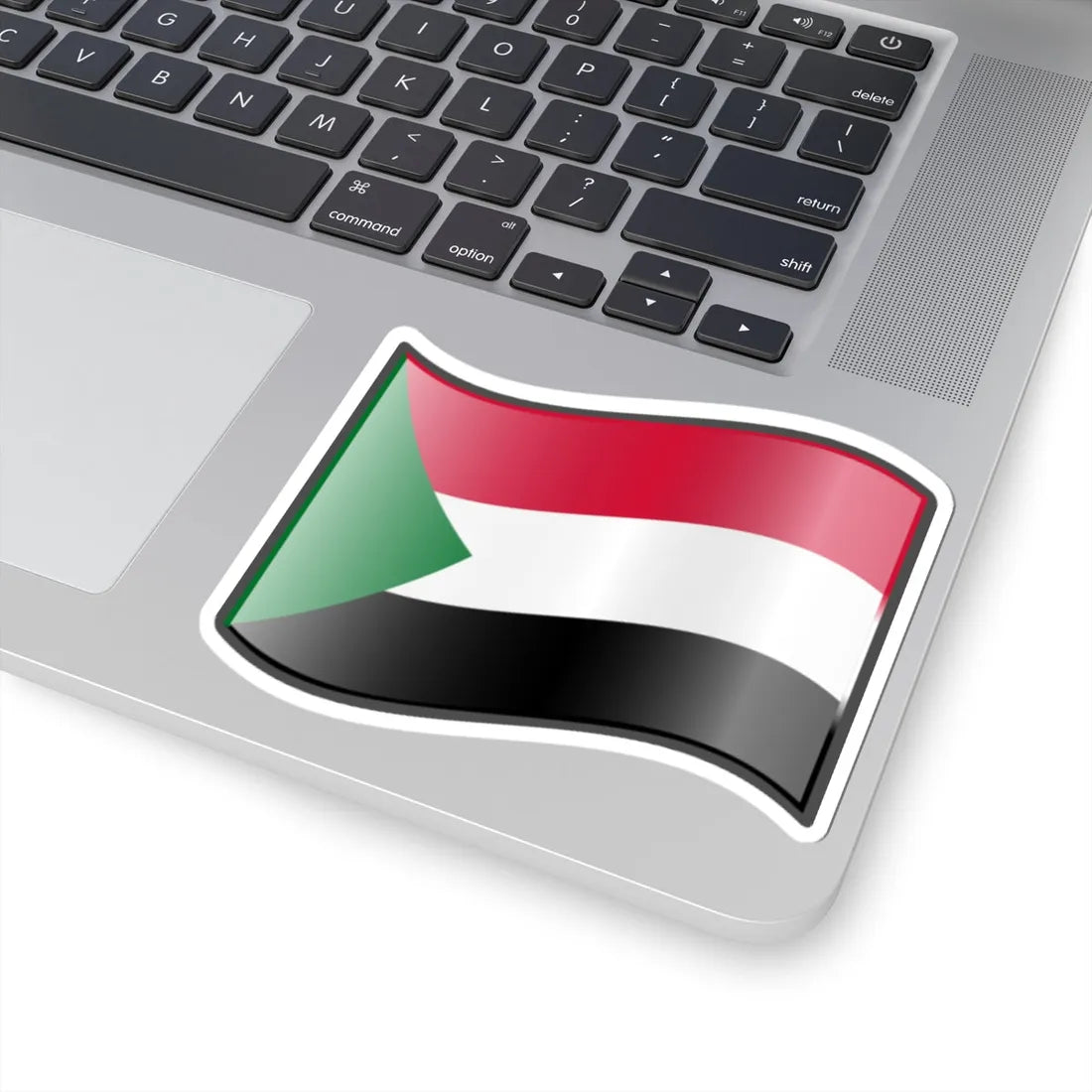 Nuvola Sudanese flag (Sudan) STICKER Vinyl Kiss-Cut Decal - The Sticker Space