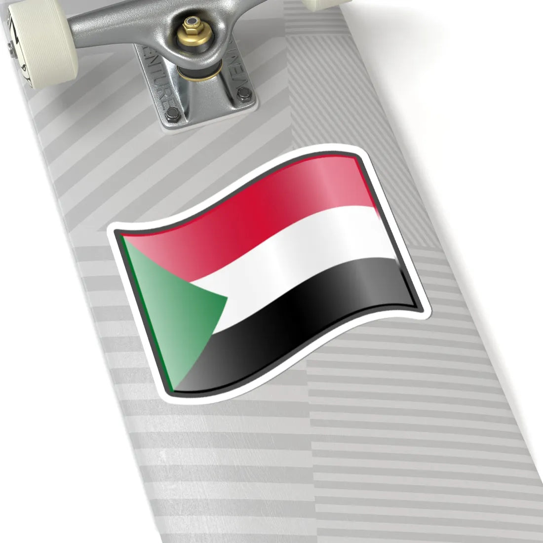 Nuvola Sudanese flag (Sudan) STICKER Vinyl Kiss-Cut Decal - The Sticker Space