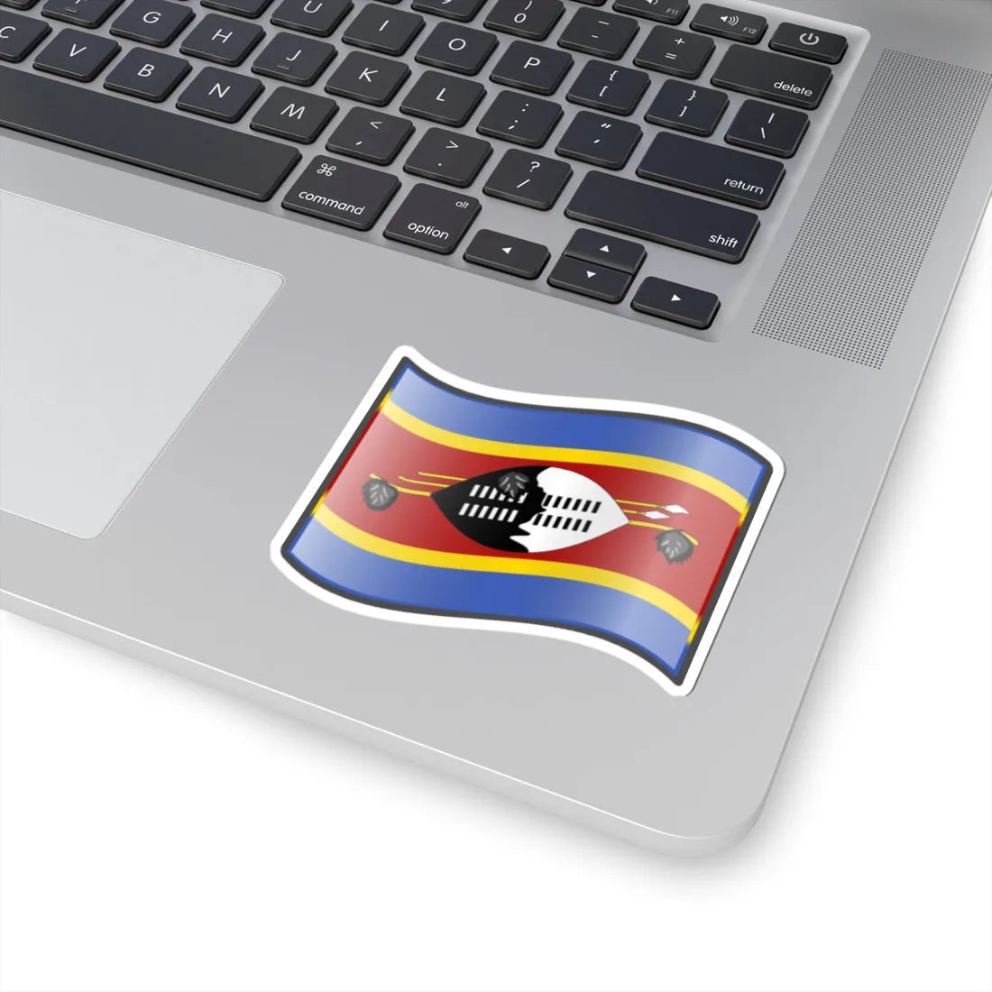 Nuvola Swazi flag (Eswatini) STICKER Vinyl Kiss-Cut Decal - The Sticker Space