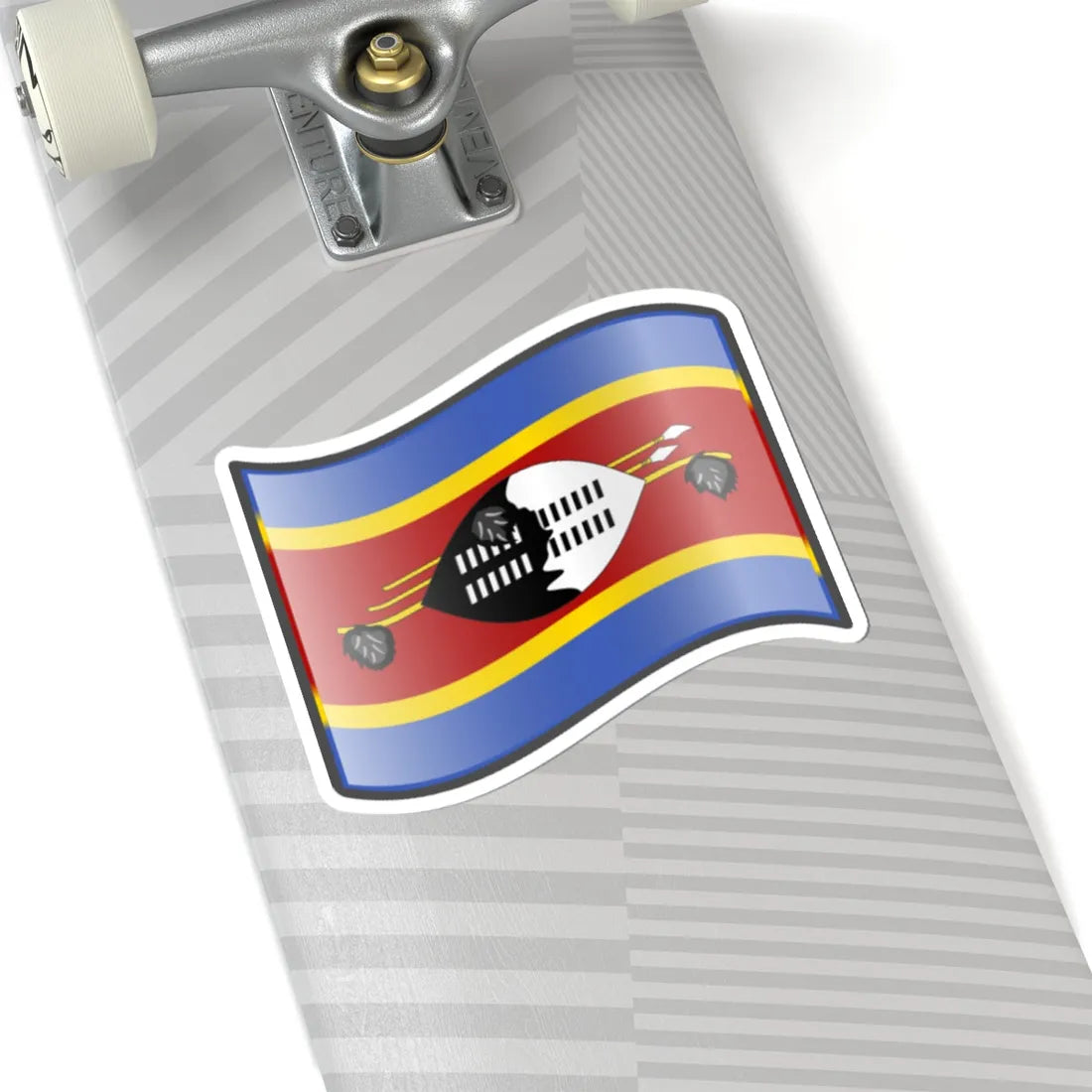 Nuvola Swazi flag (Eswatini) STICKER Vinyl Kiss-Cut Decal - The Sticker Space