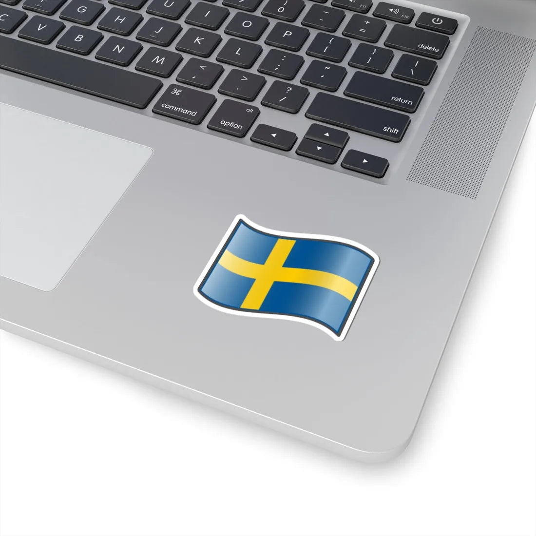 Nuvola Swedish flag (Sweden) STICKER Vinyl Kiss-Cut Decal - The Sticker Space