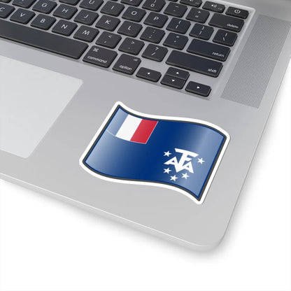 Nuvola TAAF flag STICKER Vinyl Kiss-Cut Decal - The Sticker Space