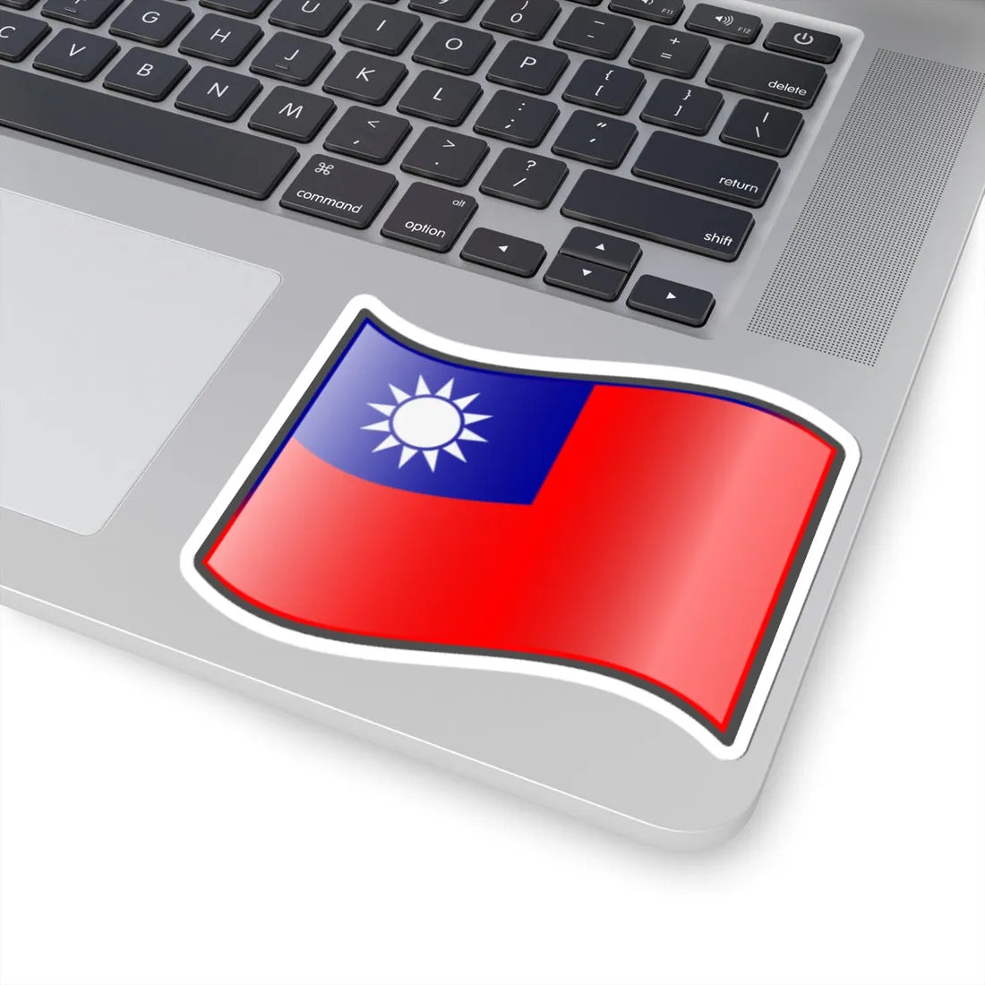 Nuvola Taiwanese flag STICKER Vinyl Kiss-Cut Decal - The Sticker Space