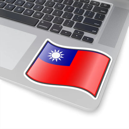 Nuvola Taiwanese flag STICKER Vinyl Kiss-Cut Decal - The Sticker Space