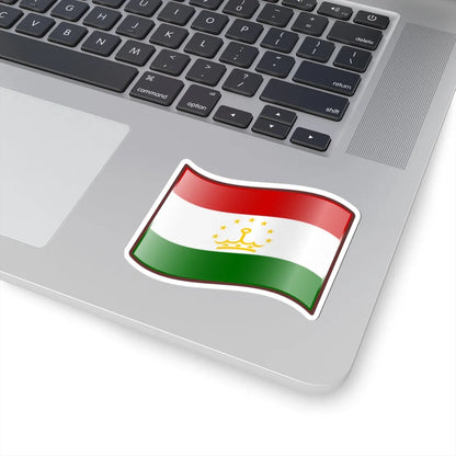 Nuvola Tajik flag (Tajikistan) STICKER Vinyl Kiss-Cut Decal - The Sticker Space
