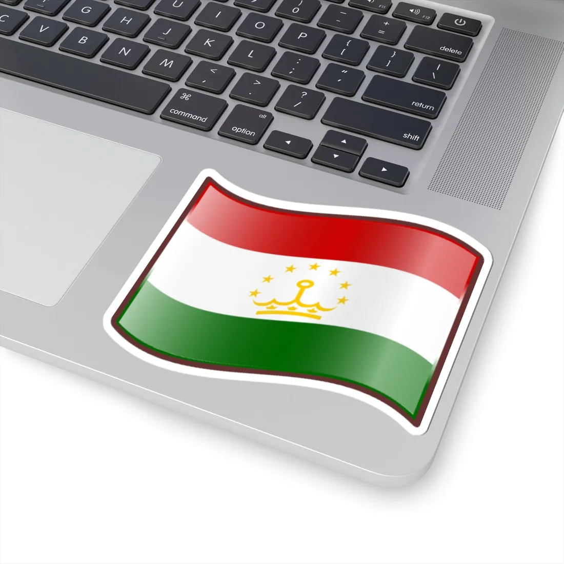 Nuvola Tajik flag (Tajikistan) STICKER Vinyl Kiss-Cut Decal - The Sticker Space