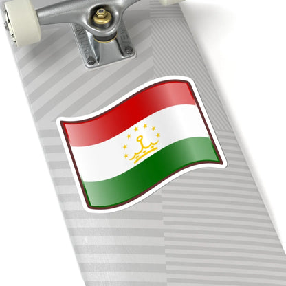 Nuvola Tajik flag (Tajikistan) STICKER Vinyl Kiss-Cut Decal - The Sticker Space