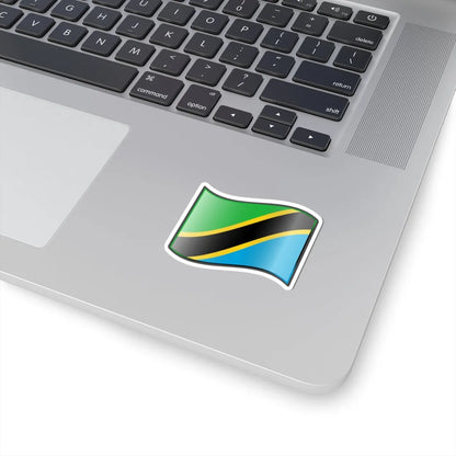 Nuvola Tanzanian flag (Tanzania) STICKER Vinyl Kiss-Cut Decal - The Sticker Space