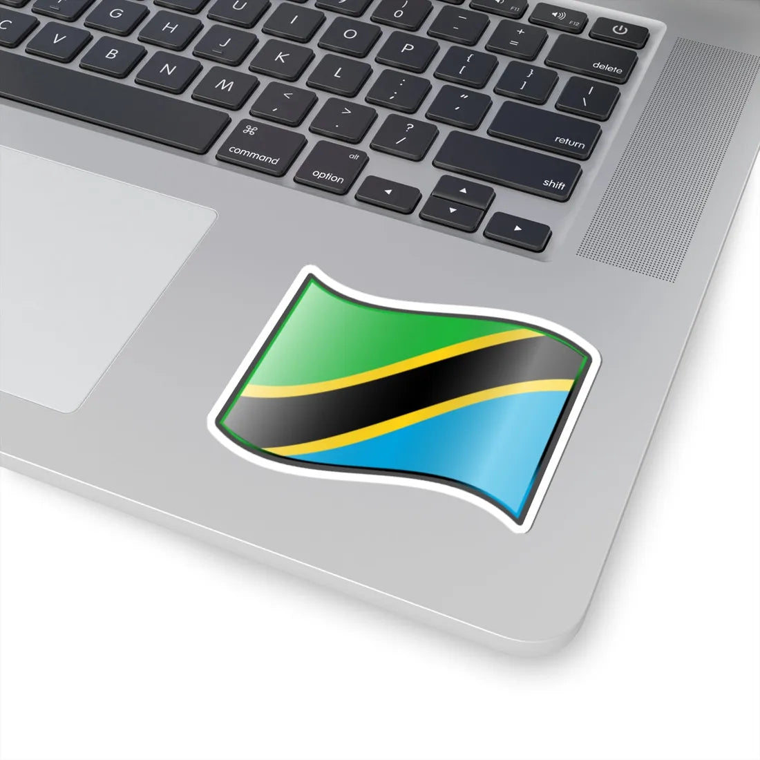 Nuvola Tanzanian flag (Tanzania) STICKER Vinyl Kiss-Cut Decal - The Sticker Space