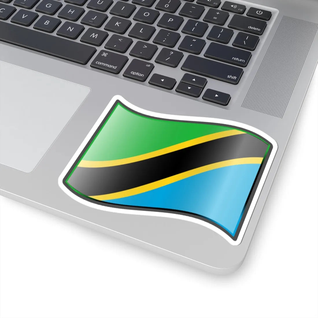Nuvola Tanzanian flag (Tanzania) STICKER Vinyl Kiss-Cut Decal - The Sticker Space