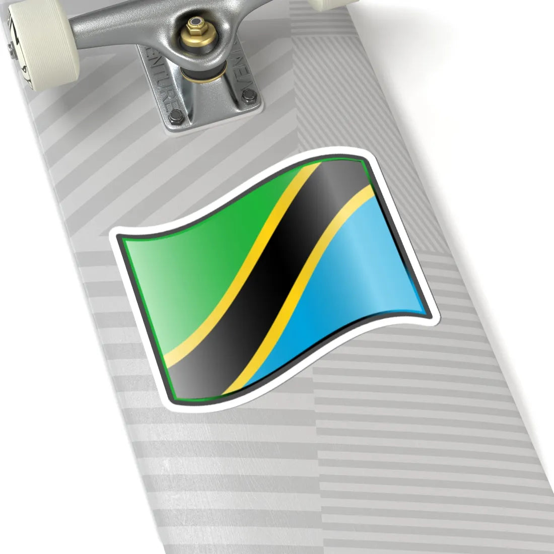 Nuvola Tanzanian flag (Tanzania) STICKER Vinyl Kiss-Cut Decal - The Sticker Space