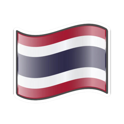 Nuvola Thai flag (Thailand) STICKER Vinyl Kiss-Cut Decal 2 Inch White - The Sticker Space