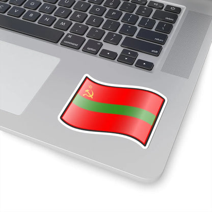 Nuvola Transnistria flag STICKER Vinyl Kiss-Cut Decal - The Sticker Space
