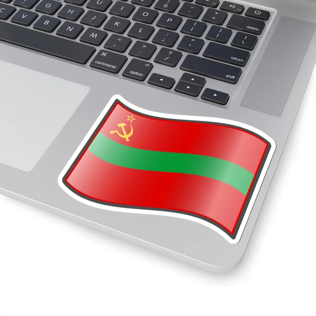 Nuvola Transnistrian flag STICKER Vinyl Kiss-Cut Decal - The Sticker Space