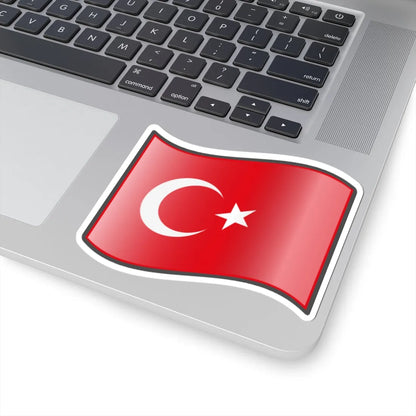 Nuvola Turkish flag (Turkey) STICKER Vinyl Kiss-Cut Decal - The Sticker Space