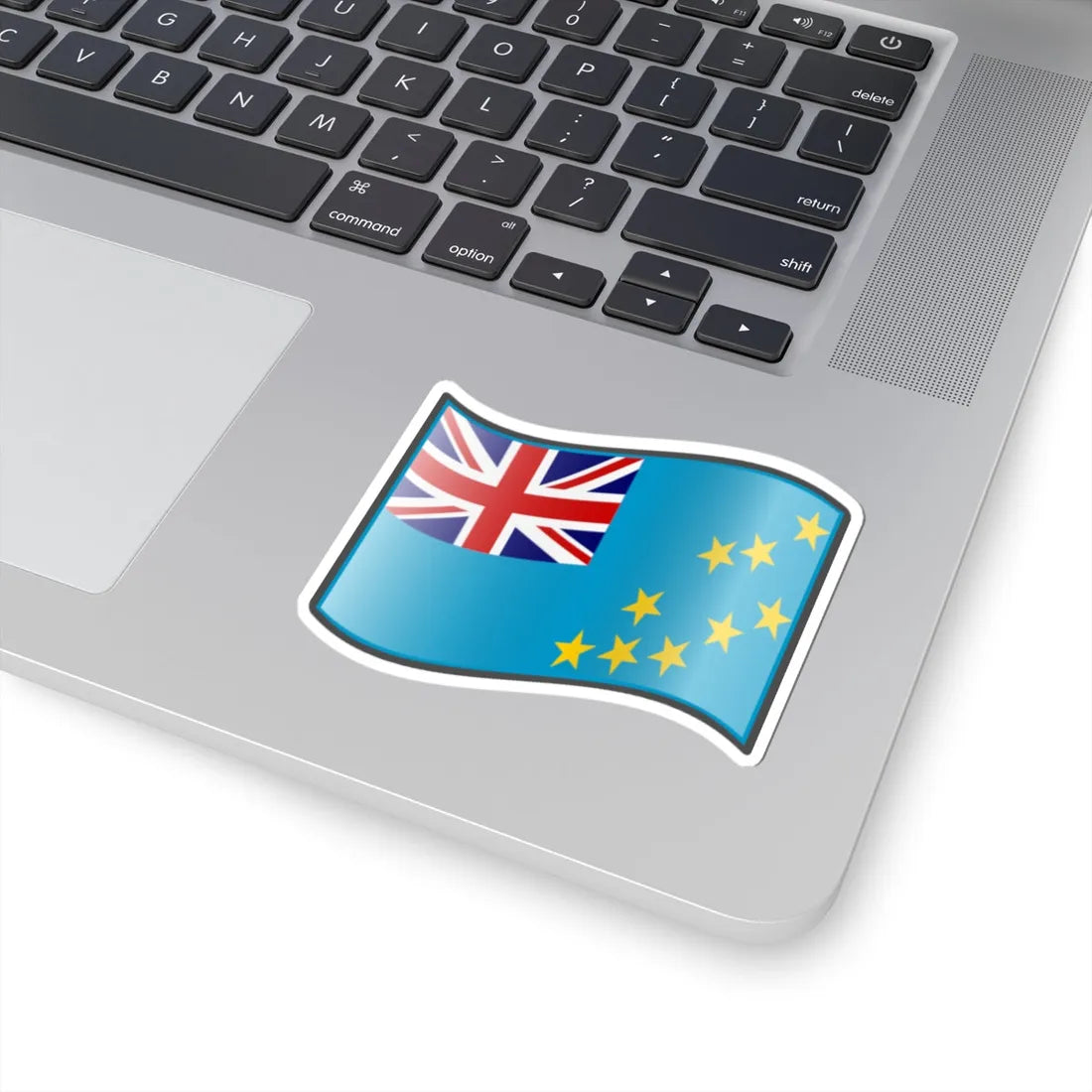 Nuvola Tuvaluan flag (Tuvalu) STICKER Vinyl Kiss-Cut Decal - The Sticker Space