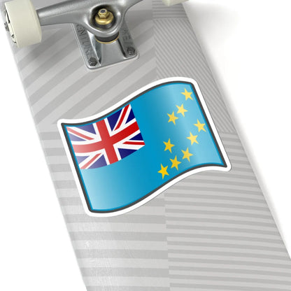 Nuvola Tuvaluan flag (Tuvalu) STICKER Vinyl Kiss-Cut Decal - The Sticker Space