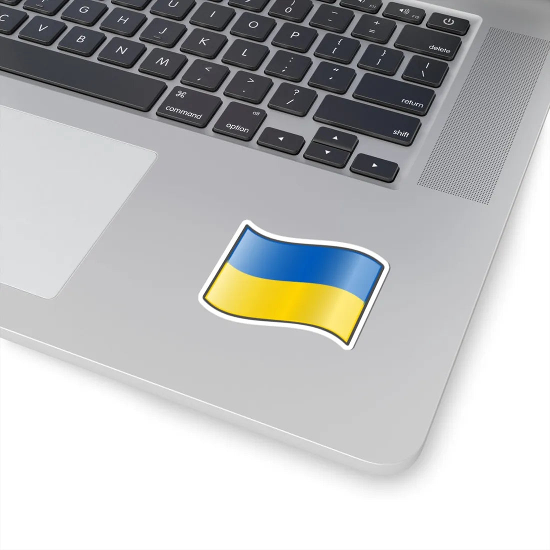 Nuvola Ukrainian flag (Ukraine) STICKER Vinyl Kiss-Cut Decal - The Sticker Space