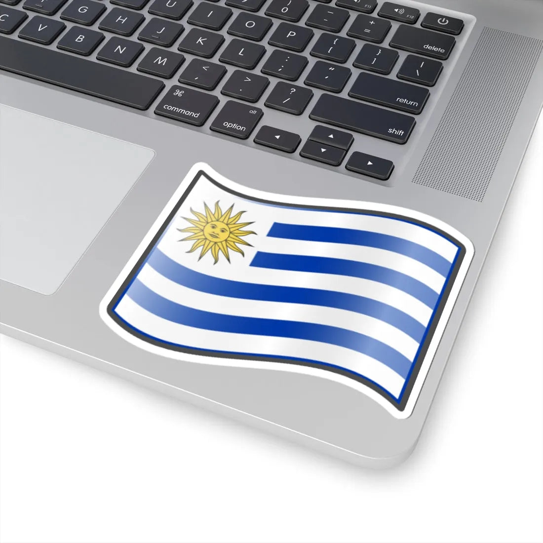 Nuvola Uruguayan flag (Uruguay) STICKER Vinyl Kiss-Cut Decal - The Sticker Space