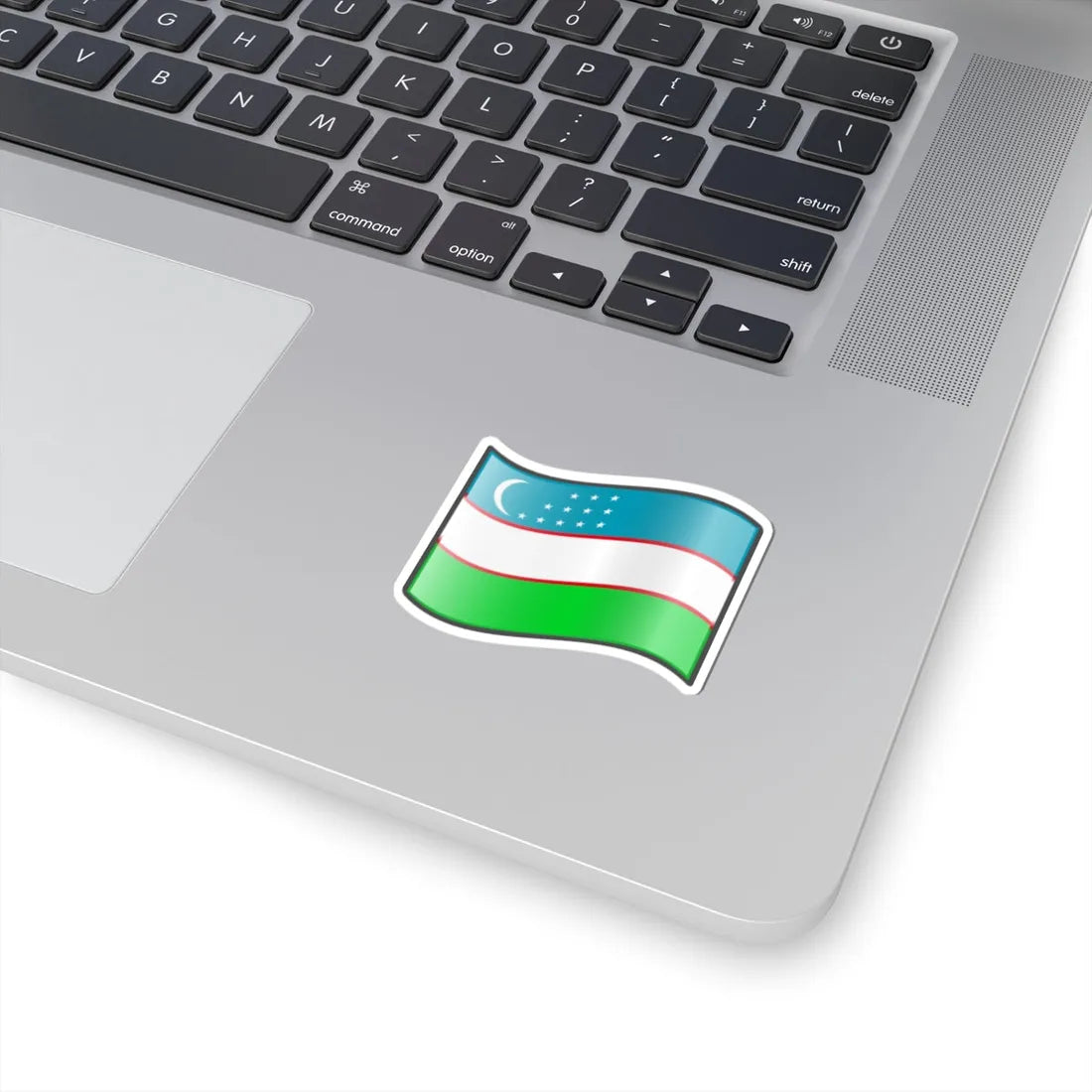 Nuvola Uzbek flag (Uzbekistan) STICKER Vinyl Kiss-Cut Decal - The Sticker Space