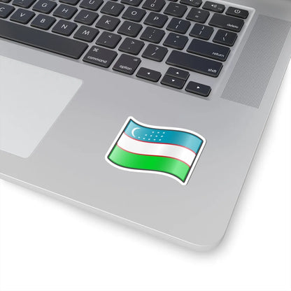 Nuvola Uzbek flag (Uzbekistan) STICKER Vinyl Kiss-Cut Decal - The Sticker Space