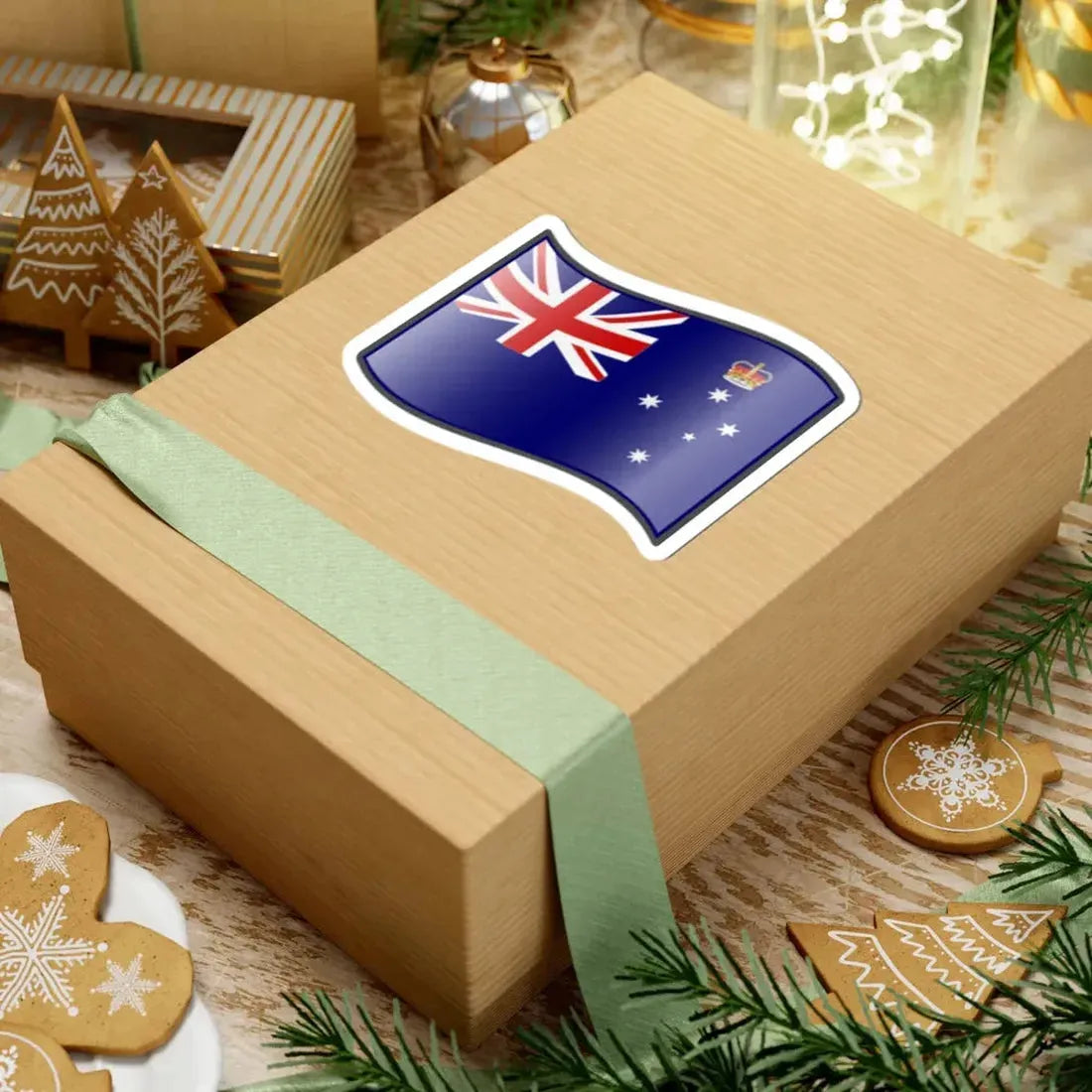 Nuvola Victorian flag (Australia) STICKER Vinyl Kiss-Cut Decal - The Sticker Space