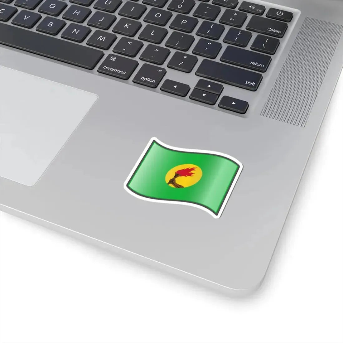 Nuvola Zaire flag (Congo) STICKER Vinyl Kiss-Cut Decal - The Sticker Space