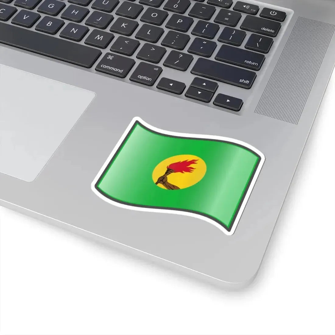Nuvola Zaire flag (Congo) STICKER Vinyl Kiss-Cut Decal - The Sticker Space