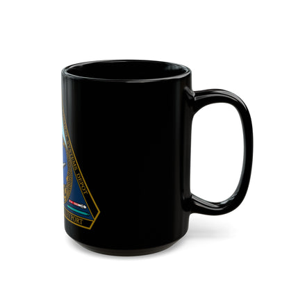 NUWC Division Keyport Naval Undersea Warfare Center (U.S. Navy) Black Coffee Mug-The Sticker Space