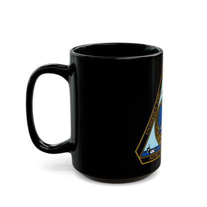 NUWC Division Keyport Naval Undersea Warfare Center (U.S. Navy) Black Coffee Mug-The Sticker Space