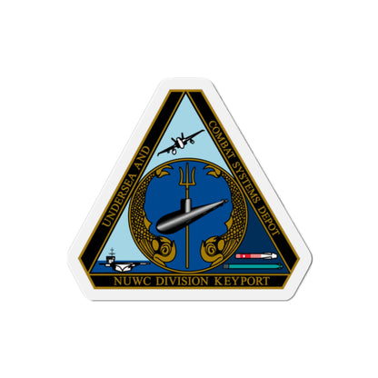 NUWC Division Keyport Naval Undersea Warfare Center (U.S. Navy) Die-Cut Magnet-2" x 2"-The Sticker Space