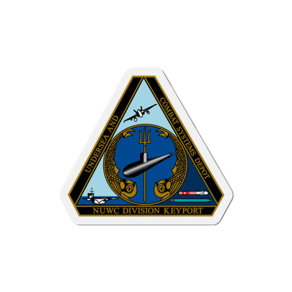 NUWC Division Keyport Naval Undersea Warfare Center (U.S. Navy) Die-Cut Magnet-5" x 5"-The Sticker Space