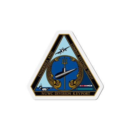 NUWC Division Keyport Naval Undersea Warfare Center (U.S. Navy) Die-Cut Magnet-6 × 6"-The Sticker Space