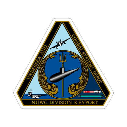 NUWC Division Keyport Naval Undersea Warfare Center (U.S. Navy) STICKER Vinyl Die-Cut Decal-3 Inch-The Sticker Space