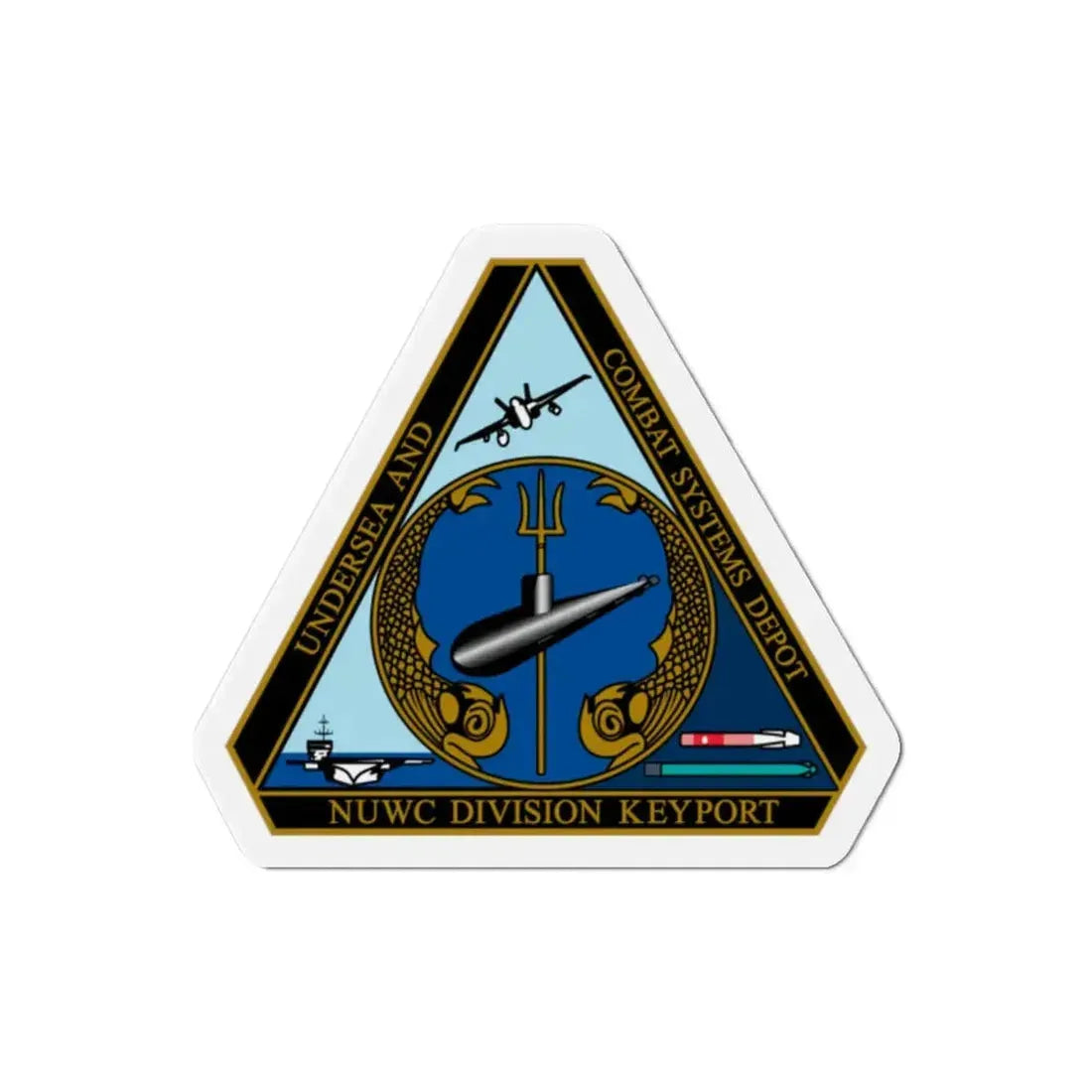 NUWC Division Keyport Naval Undersea Warfare Center (U.S. Navy) Refrigerator Magnet 2 Inch - The Sticker Space