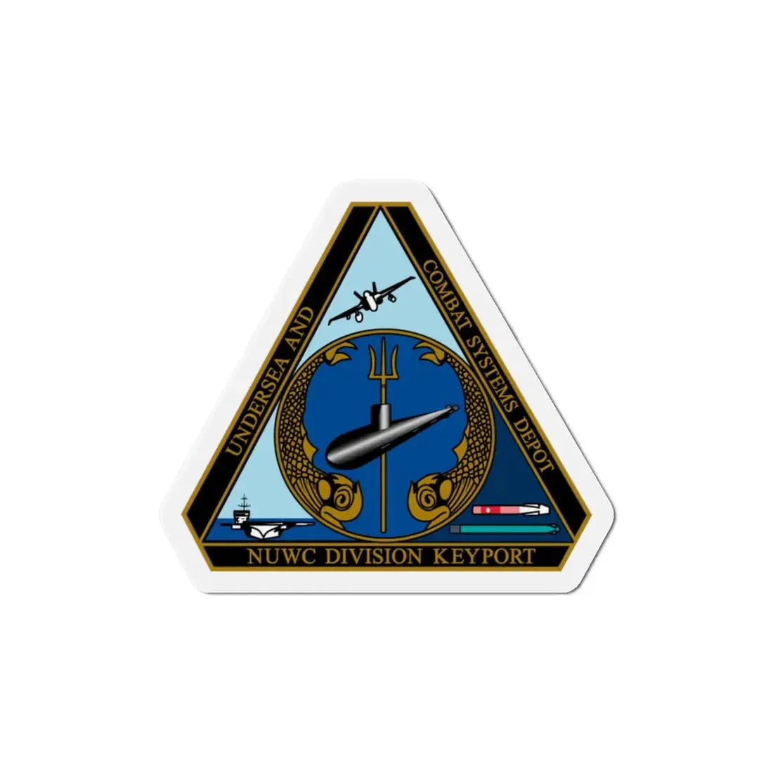 NUWC Division Keyport Naval Undersea Warfare Center (U.S. Navy) Refrigerator Magnet - The Sticker Space