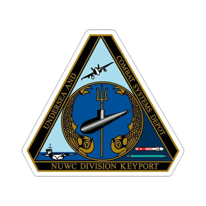 NUWC Division Keyport Naval Undersea Warfare Center (U.S. Navy) STICKER Vinyl Die-Cut Decal 6 Inch - The Sticker Space