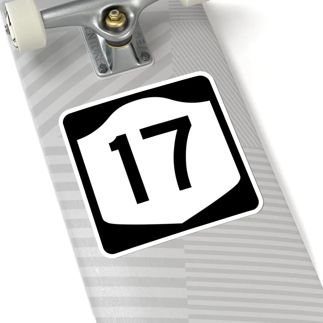 NY-17 (New York) (Road Sign) STICKER Vinyl Kiss-Cut Decal - The Sticker Space
